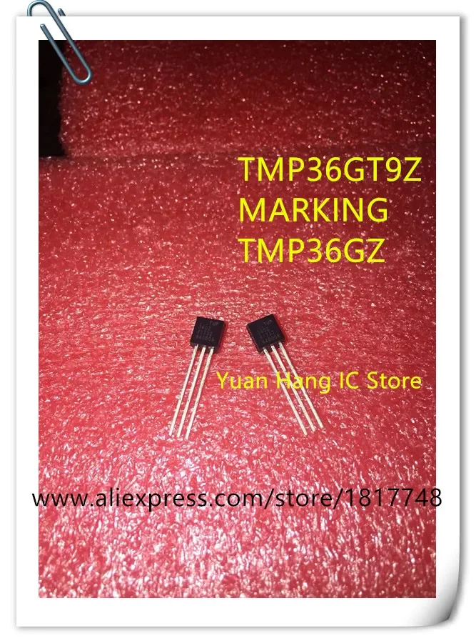 100PCS/LOT TMP36 TMP36GT9 TMP36GT9Z TO92 Temperature sensor genuine ADI brand new genuine
100PCS/LOT TMP36 TMP36GT9 TMP36GT9Z TO92 Temperature sensor genuine ADI brand new genuine