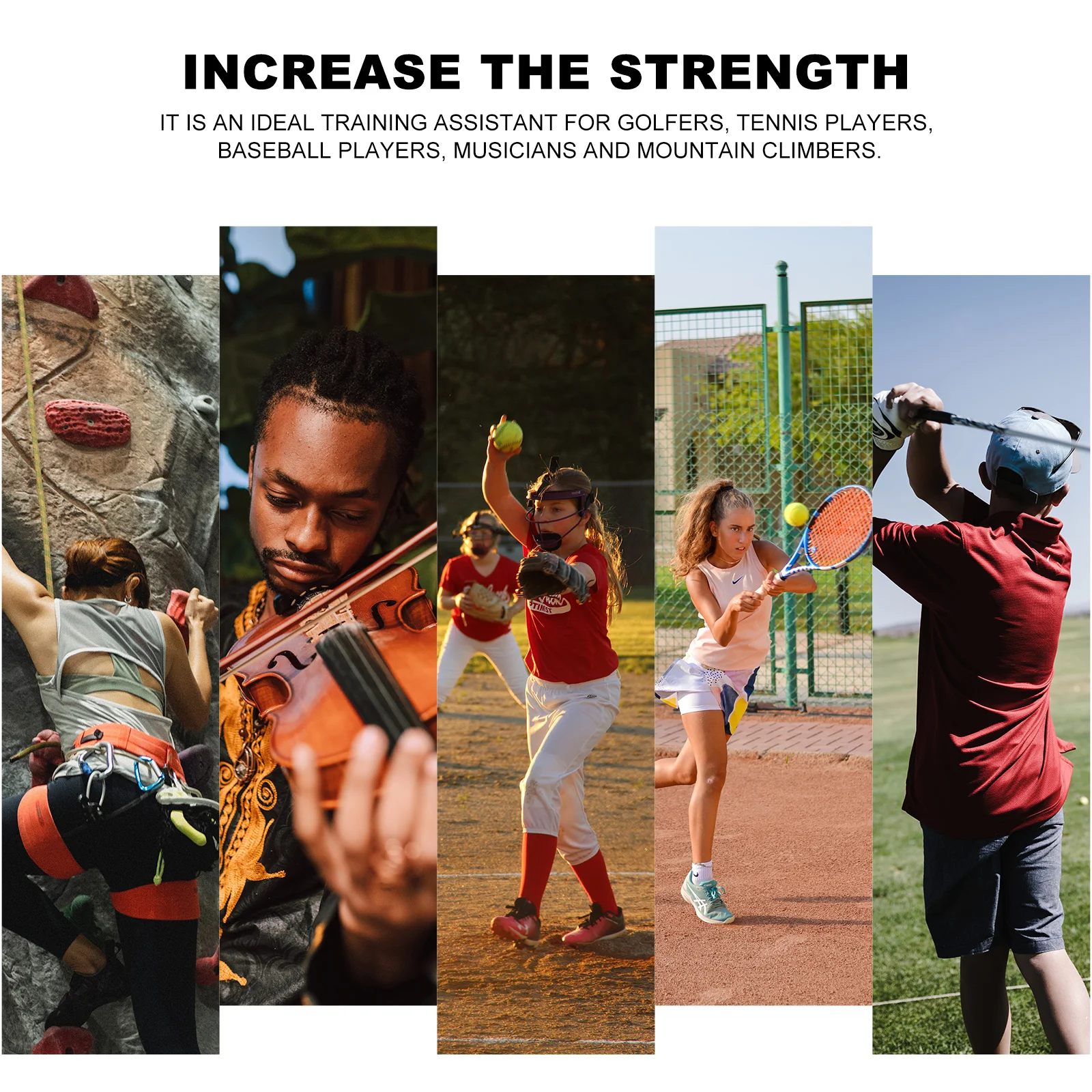 1Pcs Hand Gripper Heavy-Duty Finger Trainer Strengthener Ergonomic Grip Exercise Wrist Forearm Strength Building Tool
1Pcs Hand Gripper Heavy-Duty Finger Trainer Strengthener Ergonomic Grip Exercise Wrist Forearm Strength Building Tool