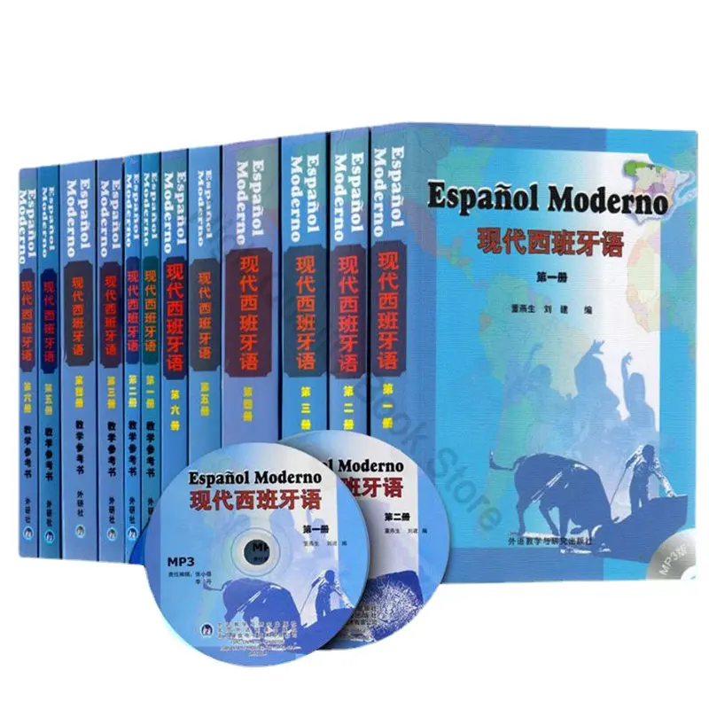 12 Books/Set Modern Spanish 1-6 Textbooks 1-6 Teaching Reference Books Spanish Language Learning Books
12 Books/Set Modern Spanish 1-6 Textbooks 1-6 Teaching Reference Books Spanish Language Learning Books