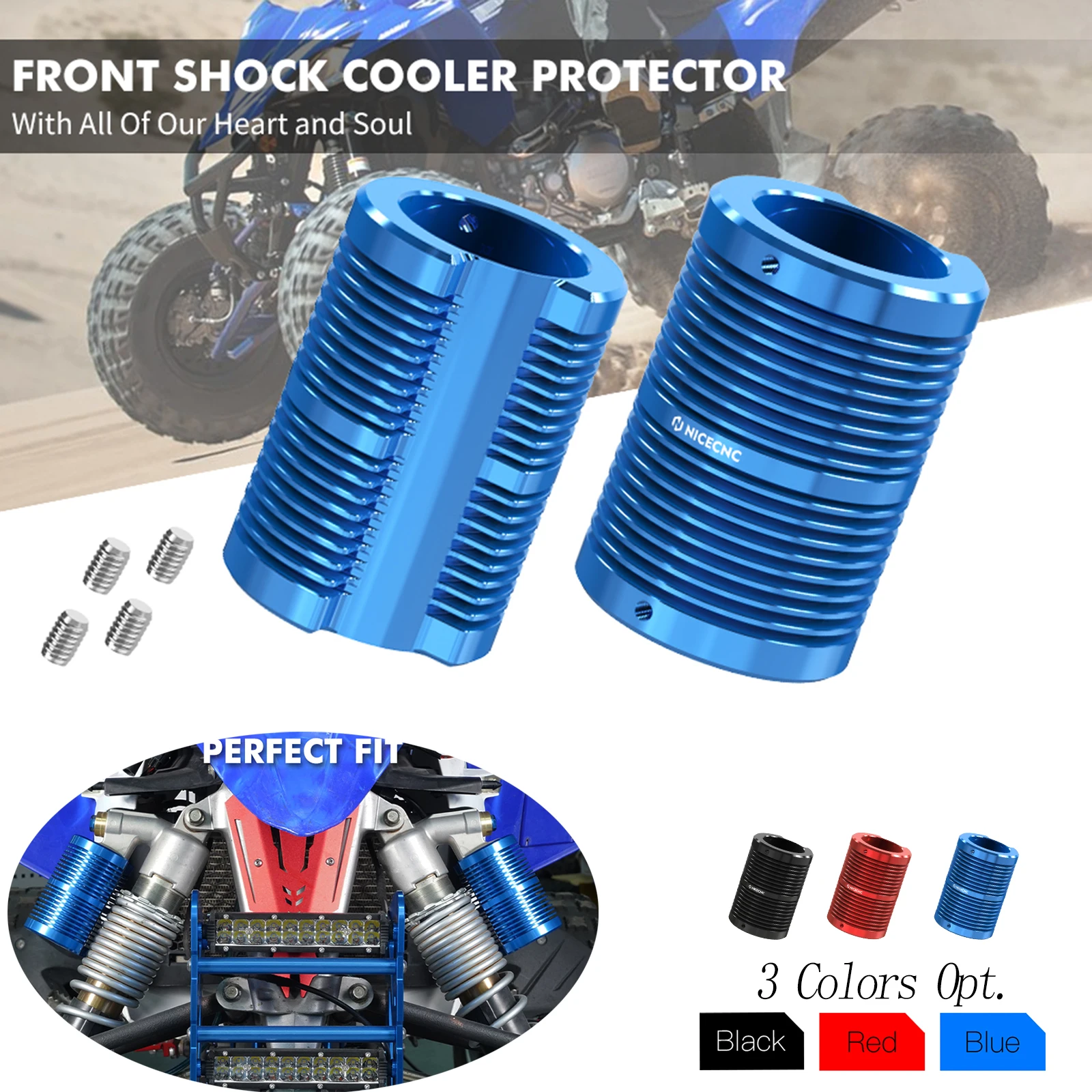 NICECNC For Yamaha YFZ450R Front Shock Cooler Protector 450R YFZ YFZ450RSE Special Edition 2009-2023 2017 2019 ATV Accessories
NICECNC For Yamaha YFZ450R Front Shock Cooler Protector 450R YFZ YFZ450RSE Special Edition 2009-2023 2017 2019 ATV Accessories