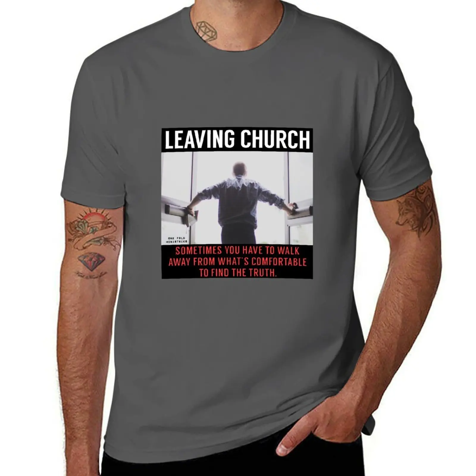 Leaving Church T-Shirt Utility Casual Work T-Shirt
Leaving Church T-Shirt Utility Casual Work T-Shirt