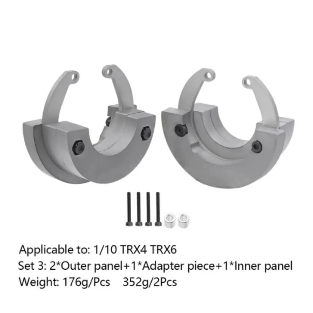 Steel 1/10 Counterweight RC Upgrade Part Heavy Duty Rc Counterweight For Trx4 RC Car Part RC Car Accessories Silver
Steel 1/10 Counterweight RC Upgrade Part Heavy Duty Rc Counterweight For Trx4 RC Car Part RC Car Accessories Silver