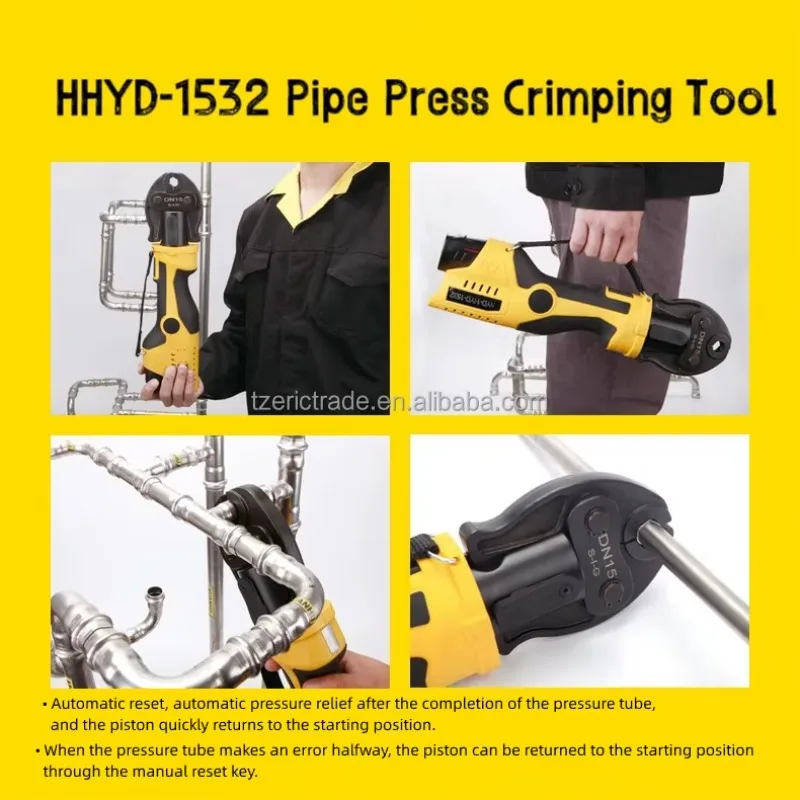 Battery-Powered Vertical Calipers HVAC Tool Set Plumbing Machine Press for PEX Copper Fittings Other Hydraulic Tools
Battery-Powered Vertical Calipers HVAC Tool Set Plumbing Machine Press for PEX Copper Fittings Other Hydraulic Tools