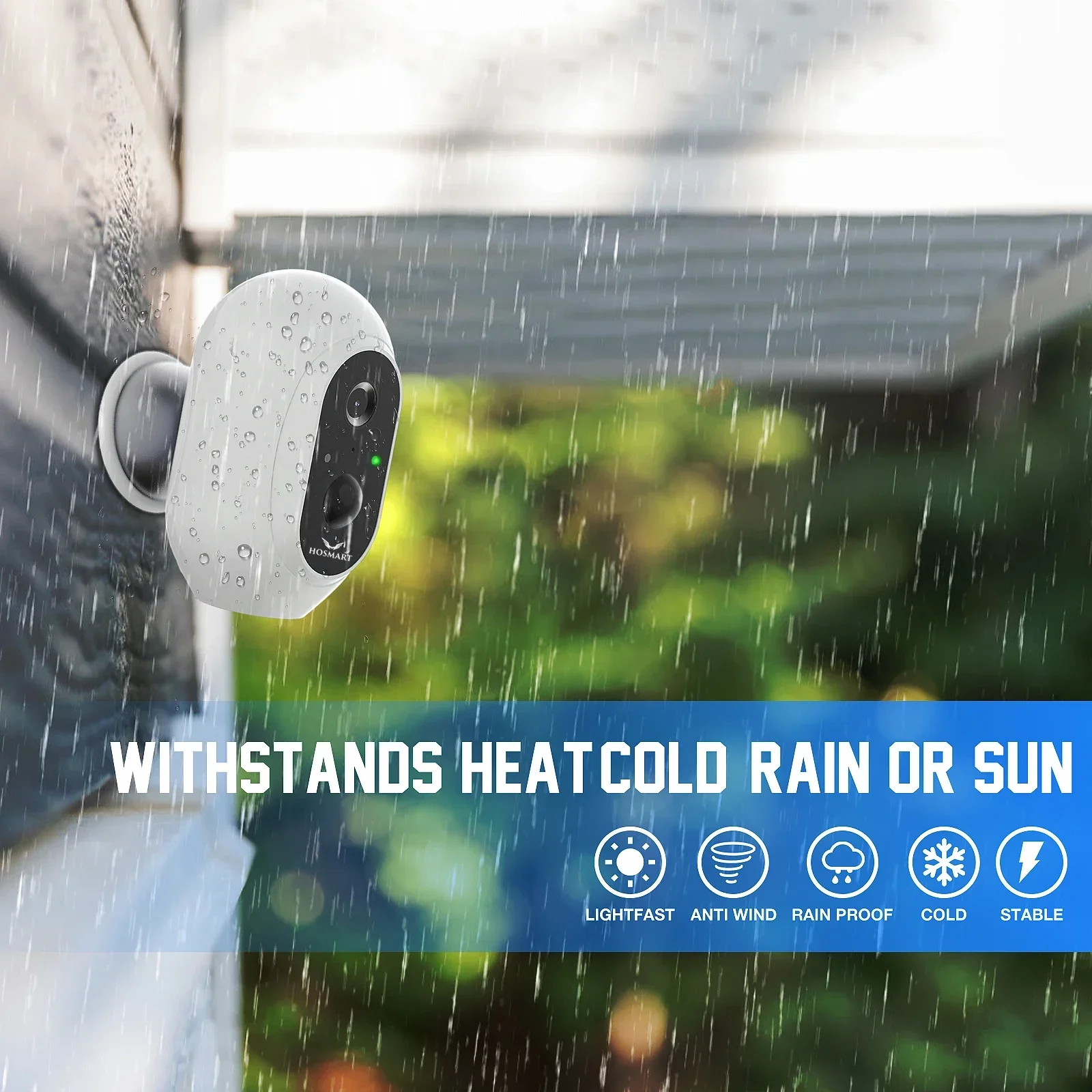 2026 HOSMART 1080P Wireless Home Security Camera System With Siren, Indoor/Outdoor, Night Vision(2 Camera Kit)
2026 HOSMART 1080P Wireless Home Security Camera System With Siren, Indoor/Outdoor, Night Vision(2 Camera Kit)