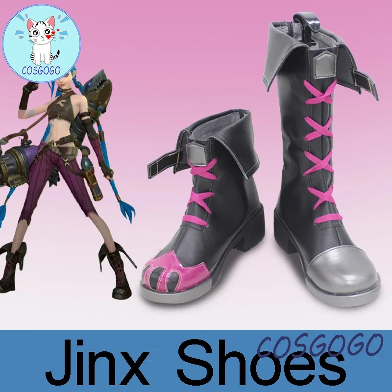 LOL Arcane Jinx Обувь для косплея Game LoL Arcane Косплей Женская обувь Парик для вечеринки на Хэллоуин Комплект League of Legends Jinx Обувь Одежда
LOL Arcane Jinx Обувь для косплея Game LoL Arcane Косплей Женская обувь Парик для вечеринки на Хэллоуин Комплект League of Legends Jinx Обувь Одежда