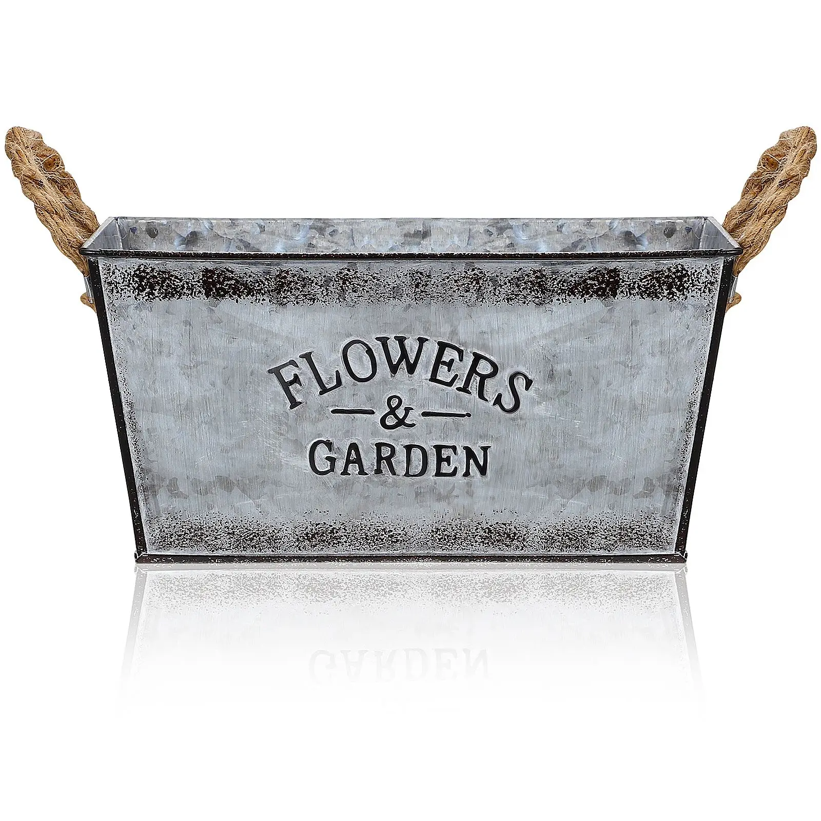 Vintage Iron Flower Pot Large Metal Planter with Handle Suitable for Indoor Outdoor Balcony Patio Decor Storage Container
Vintage Iron Flower Pot Large Metal Planter with Handle Suitable for Indoor Outdoor Balcony Patio Decor Storage Container