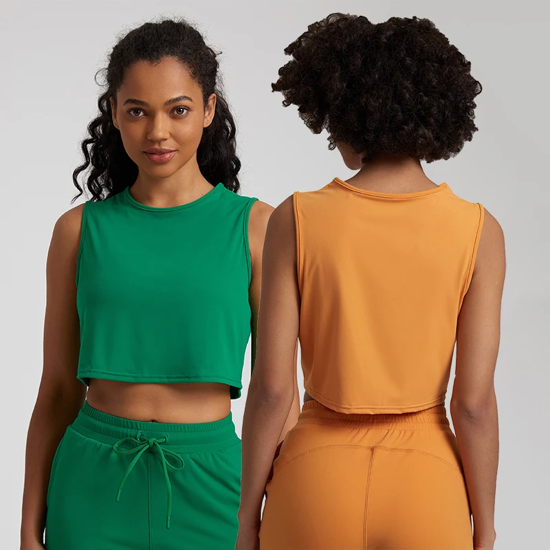 Women's Loose Fit Crew Neck Gym Crop Top Athletic Fitness Workout Tank Top Lightweight Sleeveless T-Shirt Yoga Clothing
Women's Loose Fit Crew Neck Gym Crop Top Athletic Fitness Workout Tank Top Lightweight Sleeveless T-Shirt Yoga Clothing