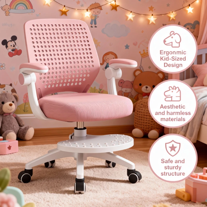 Children Chair Kids Ergonomic Height Adjustable Study Chair Posture Student Desk Chair Swivel Backrest Home Stoel Kind Classroom
Children Chair Kids Ergonomic Height Adjustable Study Chair Posture Student Desk Chair Swivel Backrest Home Stoel Kind Classroom