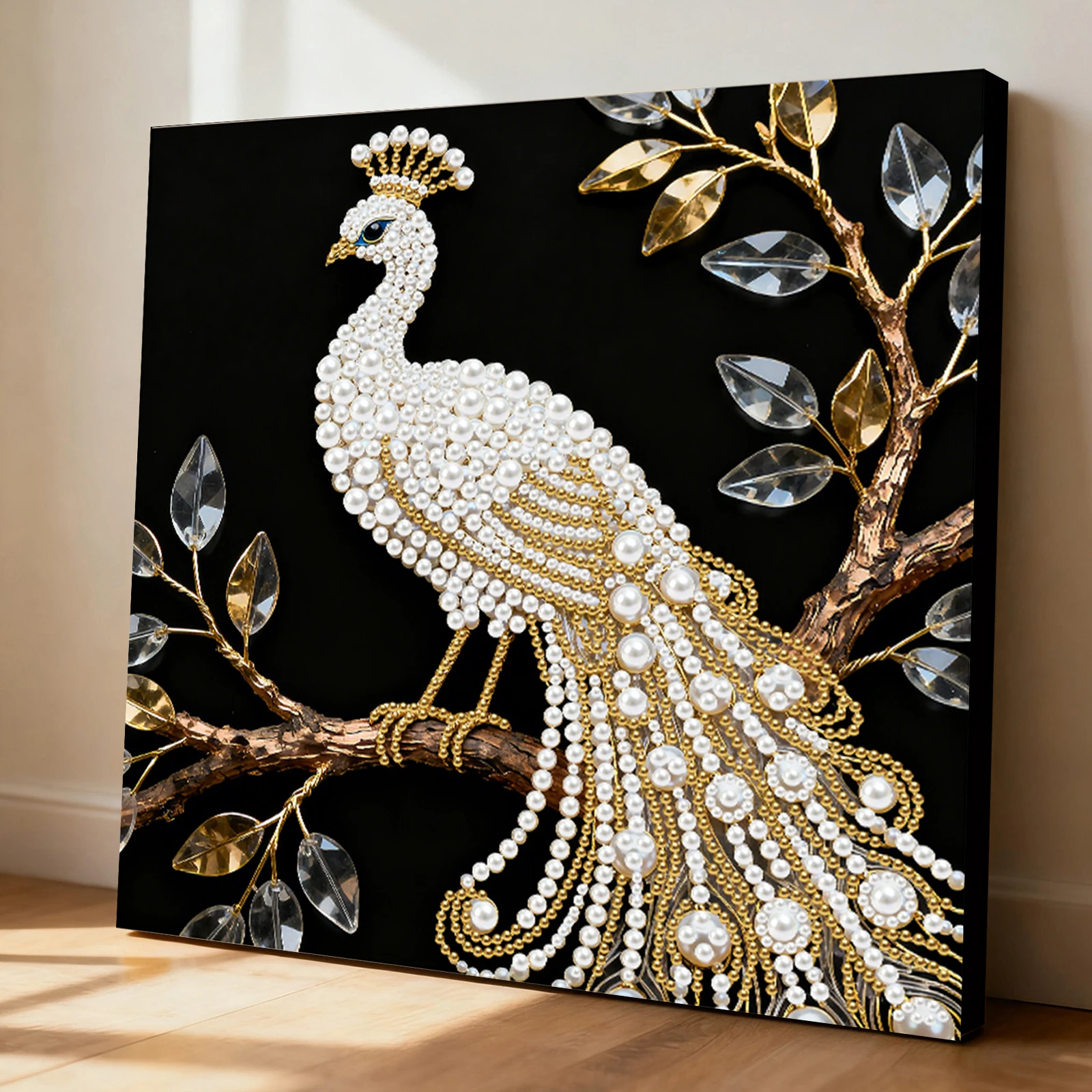 Peacock DIY Pearl Painting Kit for Adults Home Wall Decor 25x25cm With Frame
Peacock DIY Pearl Painting Kit for Adults Home Wall Decor 25x25cm With Frame