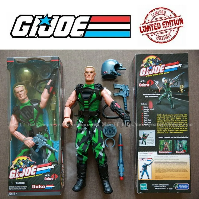 2001 Hasbro G.I.Joe 12-дюймовая шарнирная фигурка Duke Commander, винтажная коллекционная фигурка Cobra Enemy Edition
2001 Hasbro G.I.Joe 12-дюймовая шарнирная фигурка Duke Commander, винтажная коллекционная фигурка Cobra Enemy Edition