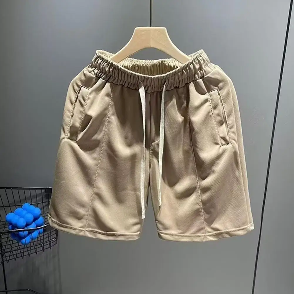 Men Sport Shorts Men's Elastic Waistband Street Style Shorts With Adjustable Drawstring Pockets For Summer Wide Leg Sport Shorts
Men Sport Shorts Men's Elastic Waistband Street Style Shorts With Adjustable Drawstring Pockets For Summer Wide Leg Sport Shorts