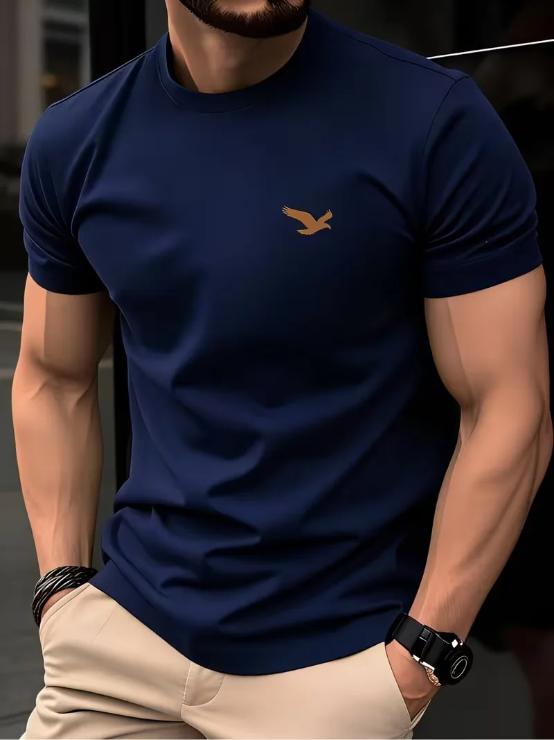 Spring-Summer Luxury Men's print T-shirt Crewneck Casual Trend Y2K High-end High Quality Fitness Sports T-shirt Wear for Son
Spring-Summer Luxury Men's print T-shirt Crewneck Casual Trend Y2K High-end High Quality Fitness Sports T-shirt Wear for Son