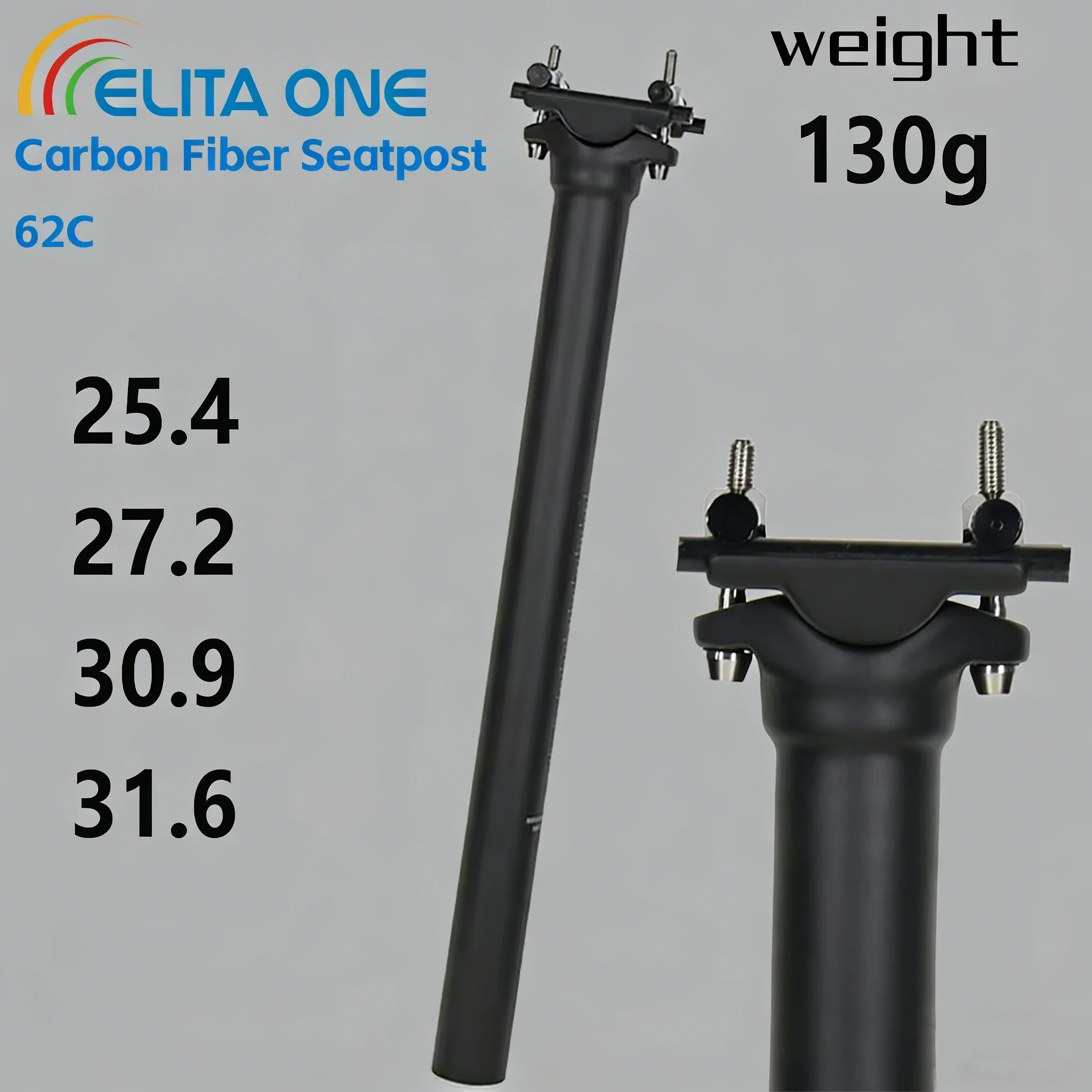 elitaone Bicycle Seat Post Carbon Light 130g 25.4 27.2 30.9 31.6mm MTB/Road Bike Seatpost 300/400mm
elitaone Bicycle Seat Post Carbon Light 130g 25.4 27.2 30.9 31.6mm MTB/Road Bike Seatpost 300/400mm
