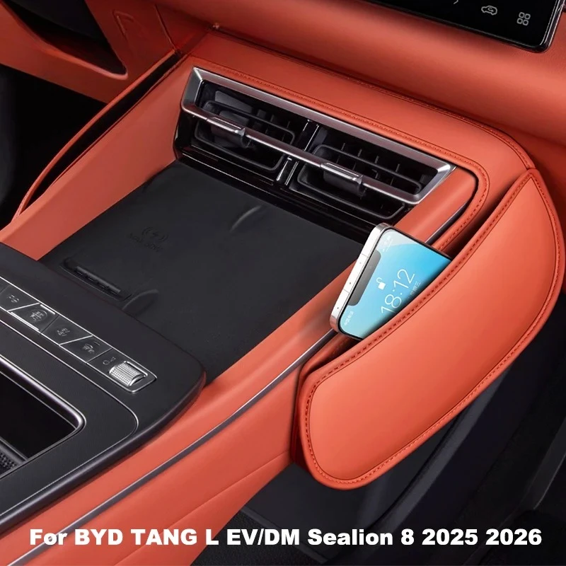 for BYD TANG L EV/DM Sealion 8 2025 2026 Central Control Leather Storage Box Supplies Interior Modification Accessories
for BYD TANG L EV/DM Sealion 8 2025 2026 Central Control Leather Storage Box Supplies Interior Modification Accessories