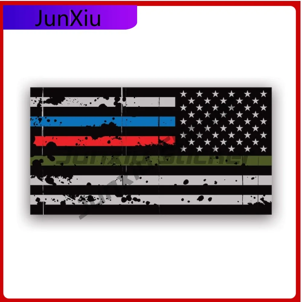 Reverse Thin Blue Line Police Firefighter Military Tattered Flag Sticker Creative Decals American Firefighter Flags State Flag
Reverse Thin Blue Line Police Firefighter Military Tattered Flag Sticker Creative Decals American Firefighter Flags State Flag