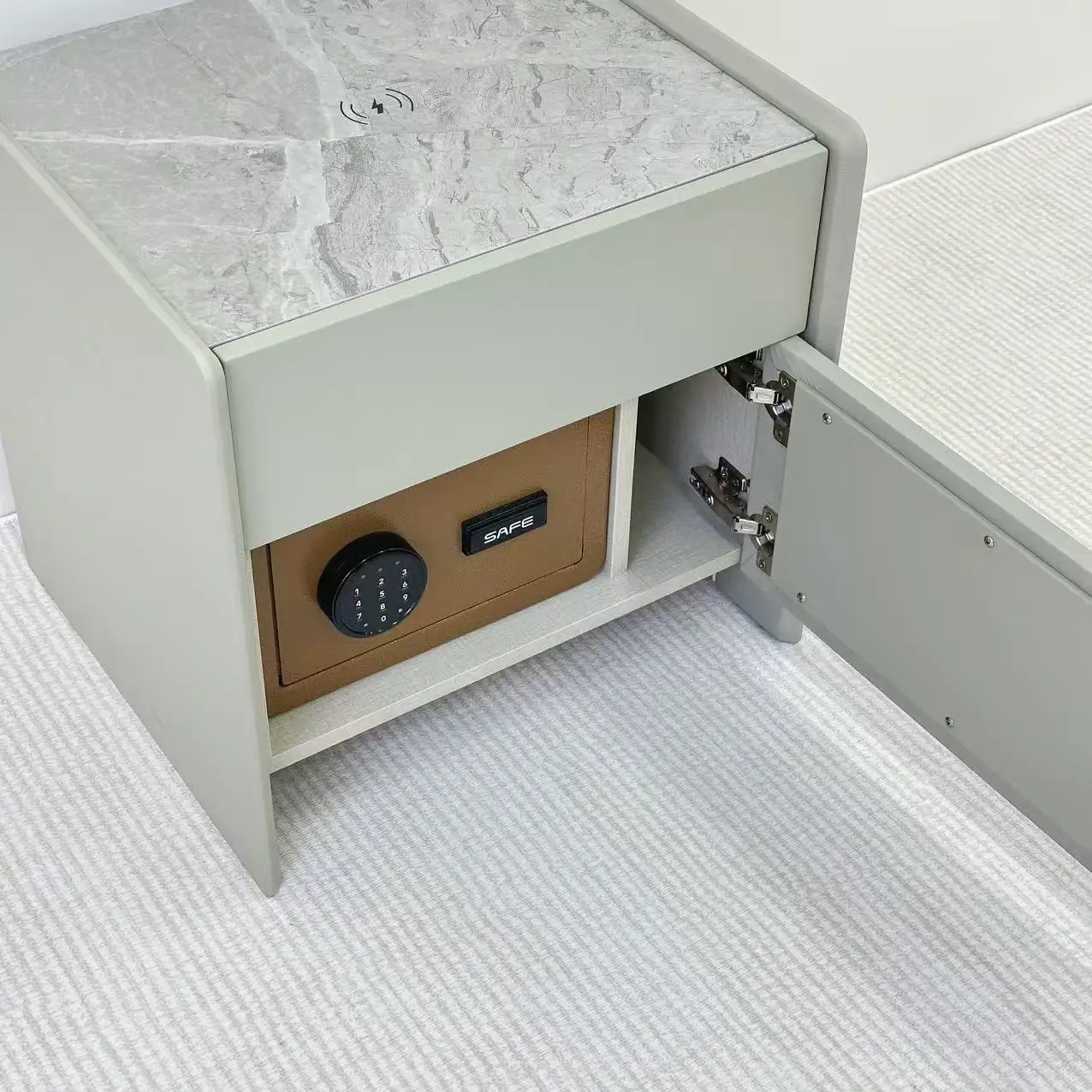 Modern Simple E1 Board Side Bedside Table Insurance Function Convertible Storage for Home Hotel Bedroom Feature-rich Bedside
Modern Simple E1 Board Side Bedside Table Insurance Function Convertible Storage for Home Hotel Bedroom Feature-rich Bedside