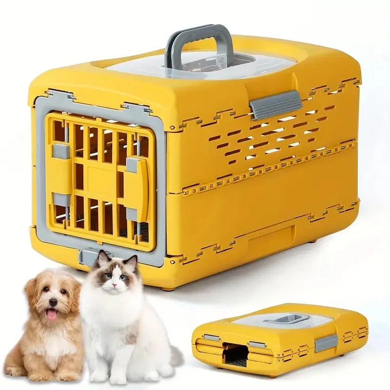 Collapsible Cat Crate, Large Travel Pet Crate, Breathable TraveCarrier, Foldable Cat Crate, Collapsible Pet Carrier For Cats
Collapsible Cat Crate, Large Travel Pet Crate, Breathable TraveCarrier, Foldable Cat Crate, Collapsible Pet Carrier For Cats