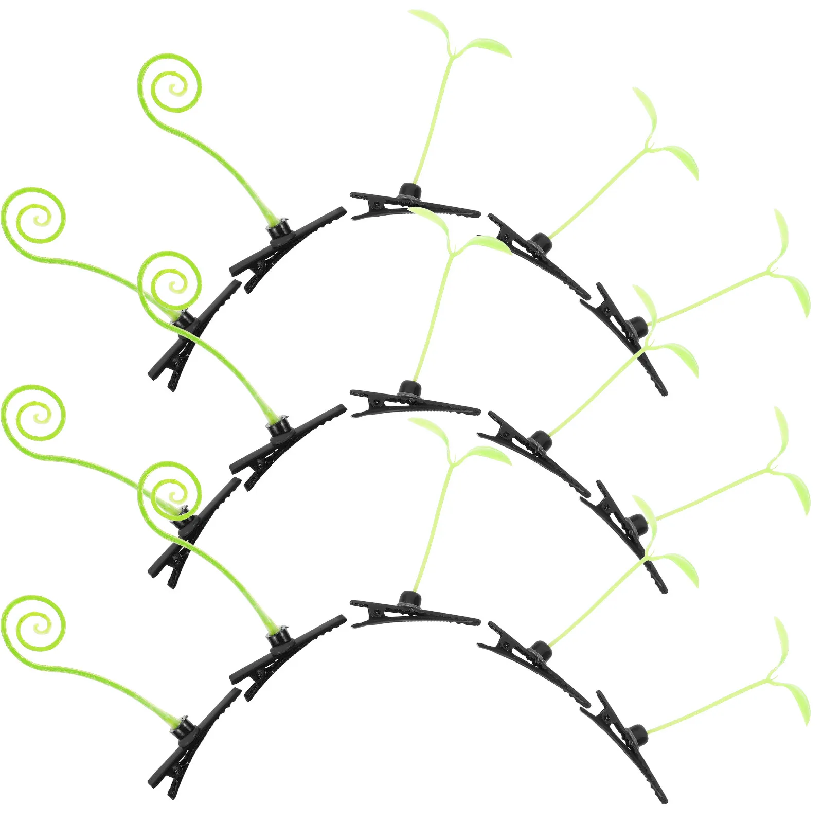 40Pcs Plant Hair Clips Sprout Barrettes Cute Green Leaf Hairpins for Teens Girls Fun Hair Accessories Curly Grass Clips
40Pcs Plant Hair Clips Sprout Barrettes Cute Green Leaf Hairpins for Teens Girls Fun Hair Accessories Curly Grass Clips