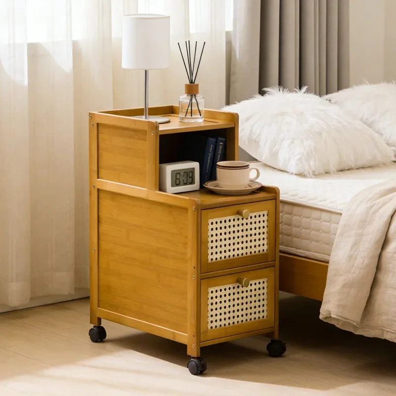 Internet celebrity Solid wood bedside table, small mini rack, ultra-narrow crevice storage cabinet, bedside table
Internet celebrity Solid wood bedside table, small mini rack, ultra-narrow crevice storage cabinet, bedside table