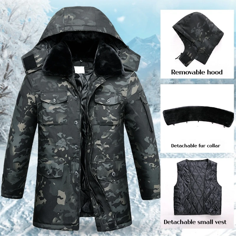 Winter Parka Man Winter Jacket Camouflage Military Coat Winter Windproof Waterproof Jacket Outdoor Workwear Jacket for Men
Winter Parka Man Winter Jacket Camouflage Military Coat Winter Windproof Waterproof Jacket Outdoor Workwear Jacket for Men