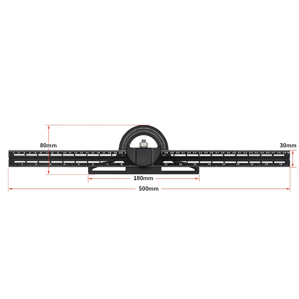 1pc 300/500MM Combination Square Ruler Set Protractor Sliding Ruler Measurement Adjustable Horizontal Woodworking Scribing Ruler
1pc 300/500MM Combination Square Ruler Set Protractor Sliding Ruler Measurement Adjustable Horizontal Woodworking Scribing Ruler