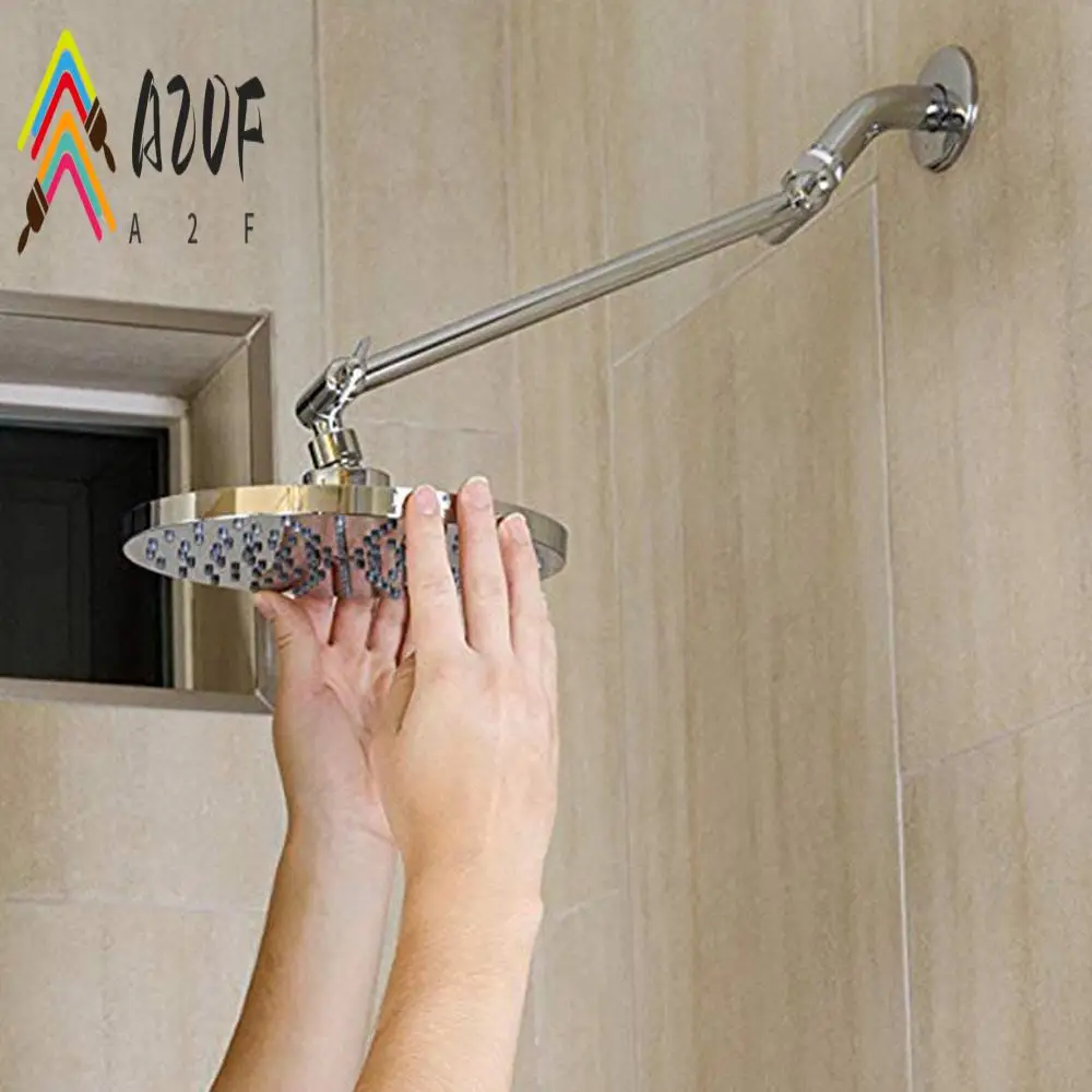A20F-Adjustable Shower Arm Extension By, Brass Shower Head Extension Arm With High Polished Chrome Finish 11+ Inch
A20F-Adjustable Shower Arm Extension By, Brass Shower Head Extension Arm With High Polished Chrome Finish 11+ Inch