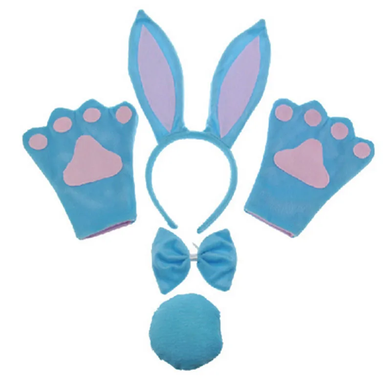 Adults Kids Plush Rabbit Animal Bunny Ear Headband Tie Tail Paws Gloves Birthday Party Cosplay Costume Christmas Halloween
Adults Kids Plush Rabbit Animal Bunny Ear Headband Tie Tail Paws Gloves Birthday Party Cosplay Costume Christmas Halloween
