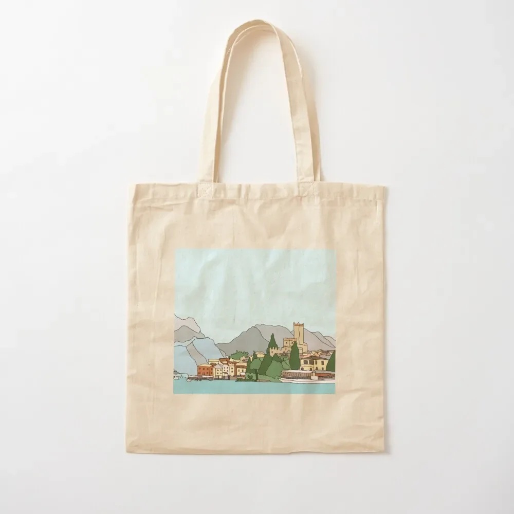 Beautiful Malcesine on Lake Garda, Italy - digital art Tote Bag tote bag canvas eco bag folding
Beautiful Malcesine on Lake Garda, Italy - digital art Tote Bag tote bag canvas eco bag folding