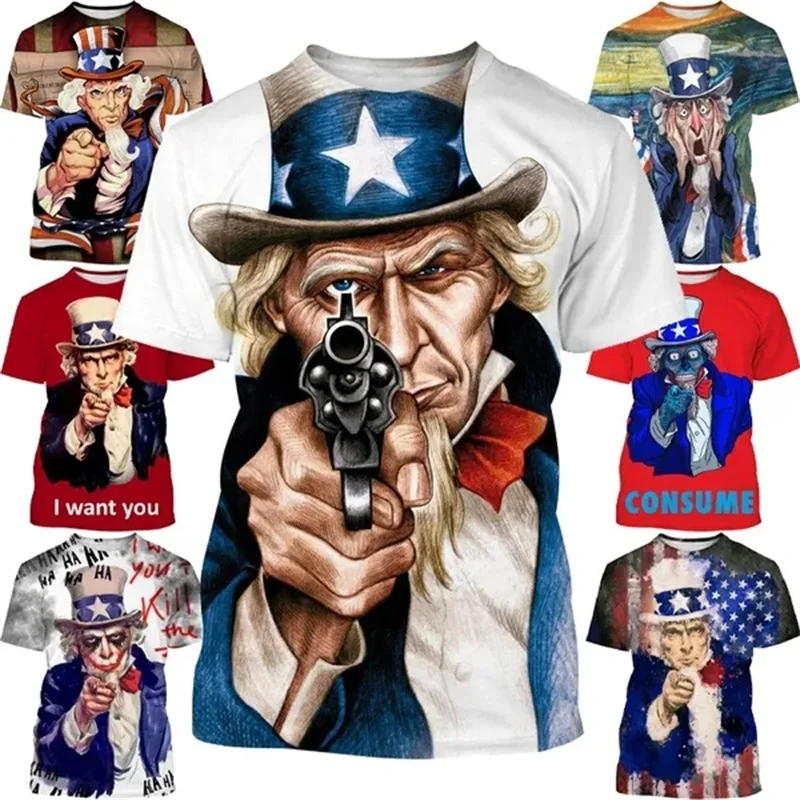 Men's and women's T-shirts, street wear, leisure, 3D printing, fashion personality round neck top
Men's and women's T-shirts, street wear, leisure, 3D printing, fashion personality round neck top