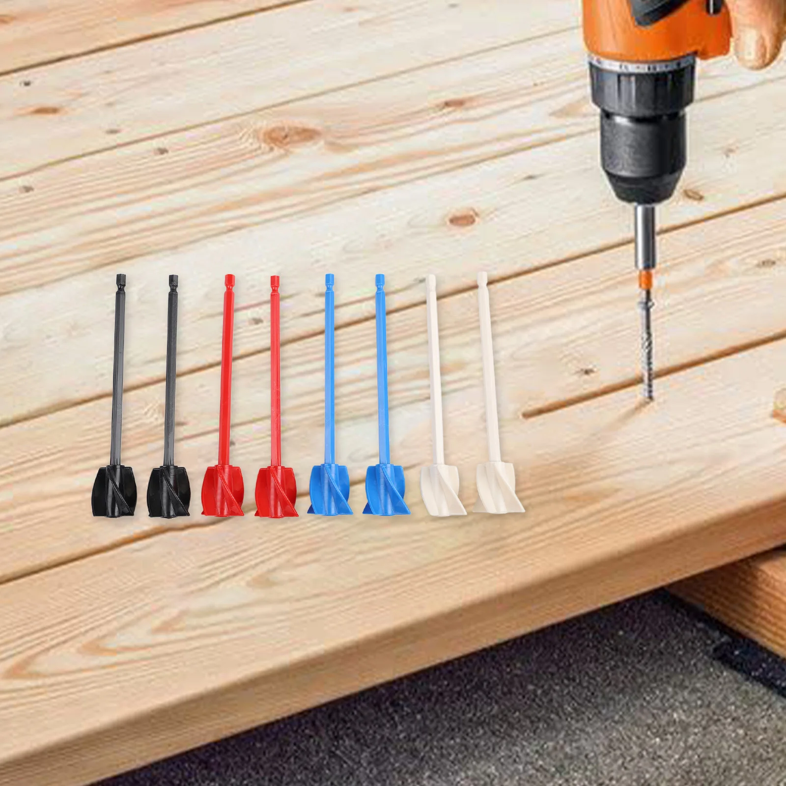 2/6/8Pcs Epoxy Resin Mixer Stirring Rod 38 Inch Paint Mixer Electric Drill Attachment ABS Plastic Paint Mixing Propeller Rod
2/6/8Pcs Epoxy Resin Mixer Stirring Rod 38 Inch Paint Mixer Electric Drill Attachment ABS Plastic Paint Mixing Propeller Rod