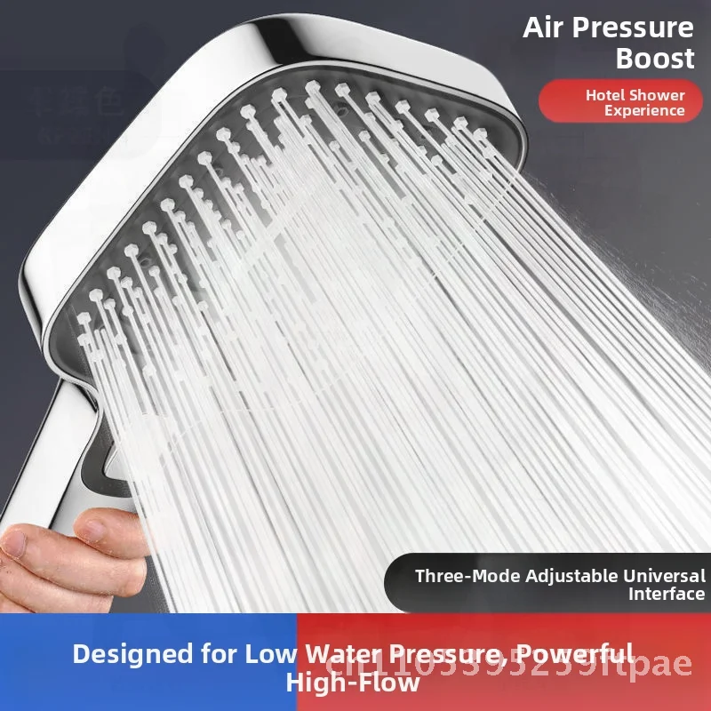 12cm High Pressure Shower Head with Large Panel Rainfall Nozzle Water Saving 8 Modes Square Filter Handheld Bathroom Accessory
12cm High Pressure Shower Head with Large Panel Rainfall Nozzle Water Saving 8 Modes Square Filter Handheld Bathroom Accessory