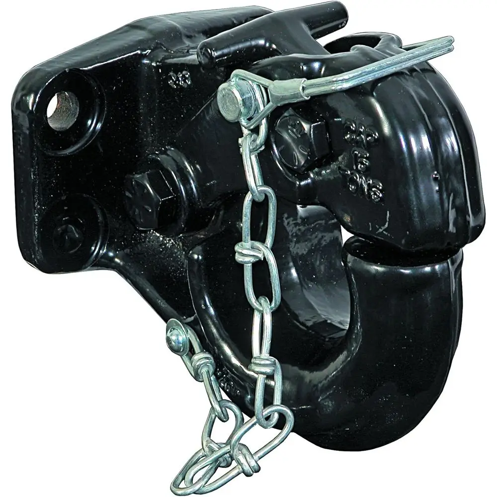 15 Ton Heavy-Duty Pintle Hitch with Mounting Kit - 30,000 lbs Towing Capacity, 6,000 lbs Tongue Weight
15 Ton Heavy-Duty Pintle Hitch with Mounting Kit - 30,000 lbs Towing Capacity, 6,000 lbs Tongue Weight
