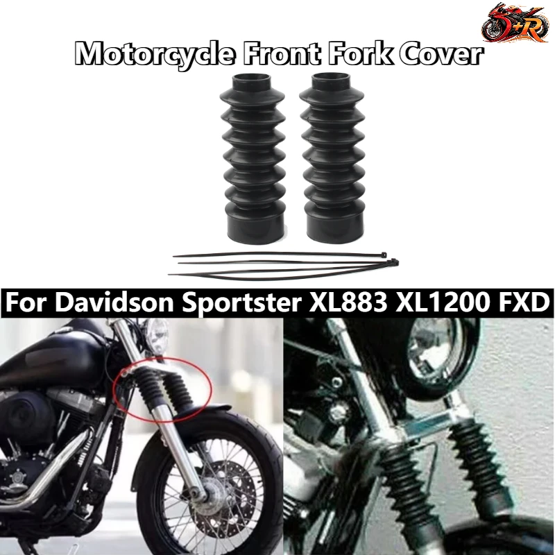 New Front Fork Cover 39Mm Rubber Dust-Proof Gaiters For Davidson Sportster XL883 XL1200 FXD Motorcycle DONGRAN
New Front Fork Cover 39Mm Rubber Dust-Proof Gaiters For Davidson Sportster XL883 XL1200 FXD Motorcycle DONGRAN