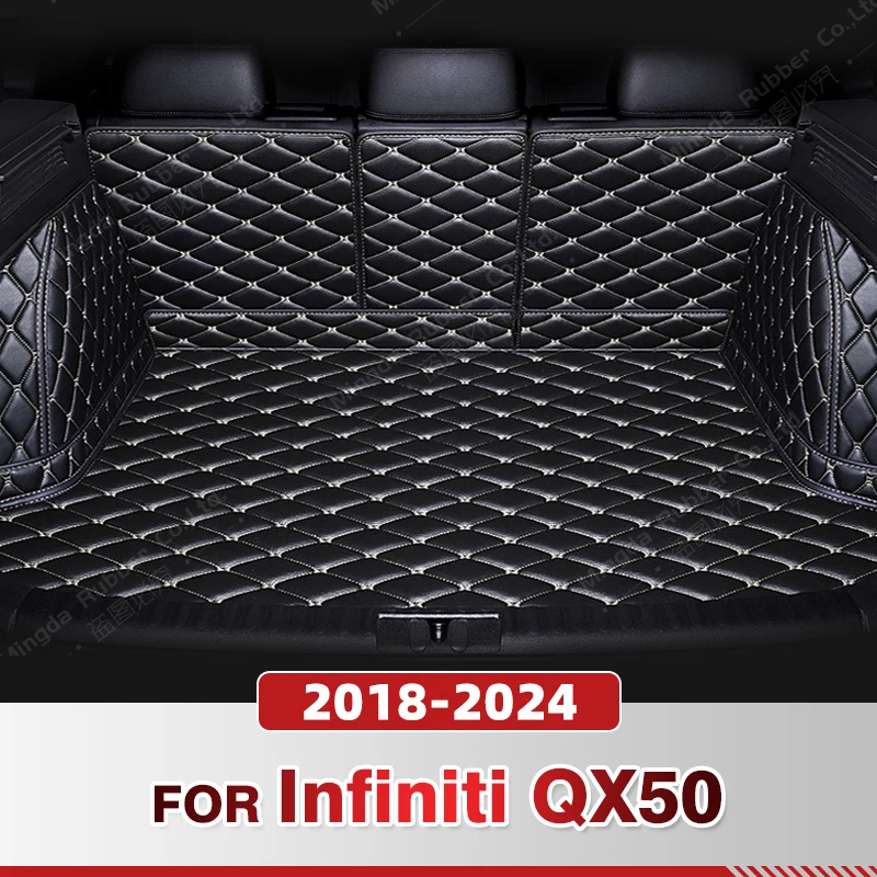 Автоматический коврик в багажник с полным покрытием для Infiniti QX50 2018-2024 2023 2022 21 20 19, чехол для багажника автомобиля, подкладка для багажника, аксессуары для интерьера
Автоматический коврик в багажник с полным покрытием для Infiniti QX50 2018-2024 2023 2022 21 20 19, чехол для багажника автомобиля, подкладка для багажника, аксессуары для интерьера