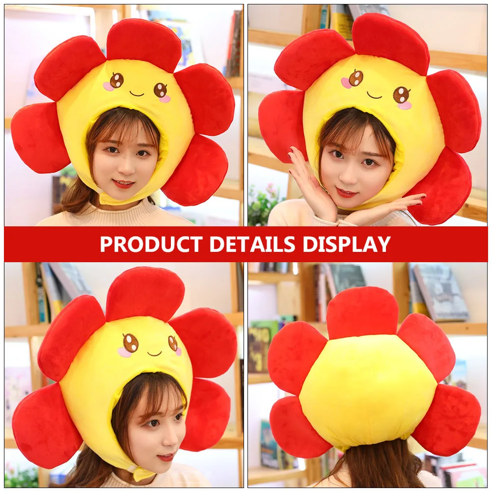Sunflower Hat Soft Comfortable Photo Prop Party Supply Flower Shape Headgear Cosplay Accessory Long Use Hair B
Sunflower Hat Soft Comfortable Photo Prop Party Supply Flower Shape Headgear Cosplay Accessory Long Use Hair B