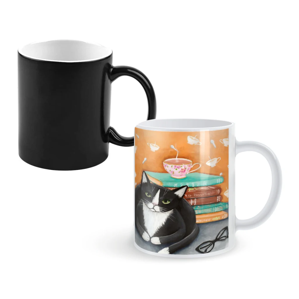 Tea, Books, and CatsCoffee Mugs And Mug Creative Color Change Tea Cup Ceramic Milk Cups Novelty Gifts
Tea, Books, and CatsCoffee Mugs And Mug Creative Color Change Tea Cup Ceramic Milk Cups Novelty Gifts