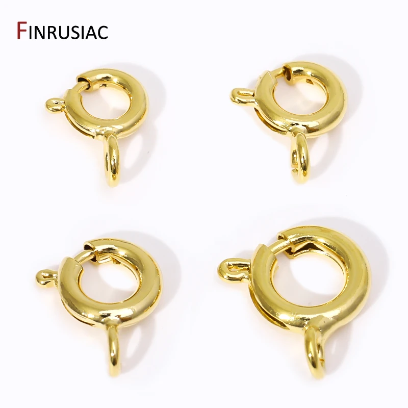 10Pcs 14/18K Gold Plated Brass Claw Spring Ring Clasps,Clasps For Bracelet Connectors,DIY Jewelry Making Findings Supplies
10Pcs 14/18K Gold Plated Brass Claw Spring Ring Clasps,Clasps For Bracelet Connectors,DIY Jewelry Making Findings Supplies