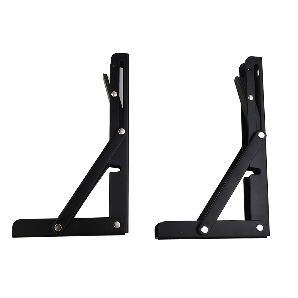 2Pcs Triangle Folding Bracket Black Stainless Steel Collapsible Wall Mounted Shelf For Table Campervan Motorhome Space Saving
2Pcs Triangle Folding Bracket Black Stainless Steel Collapsible Wall Mounted Shelf For Table Campervan Motorhome Space Saving