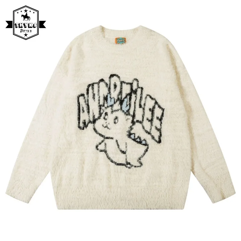 Autumn Cartoon Knitted Sweaters for Men Retro Cute Dragon Pattern Oversized Casual Sweaters for Women Unisex Winter Pullover Men
Autumn Cartoon Knitted Sweaters for Men Retro Cute Dragon Pattern Oversized Casual Sweaters for Women Unisex Winter Pullover Men