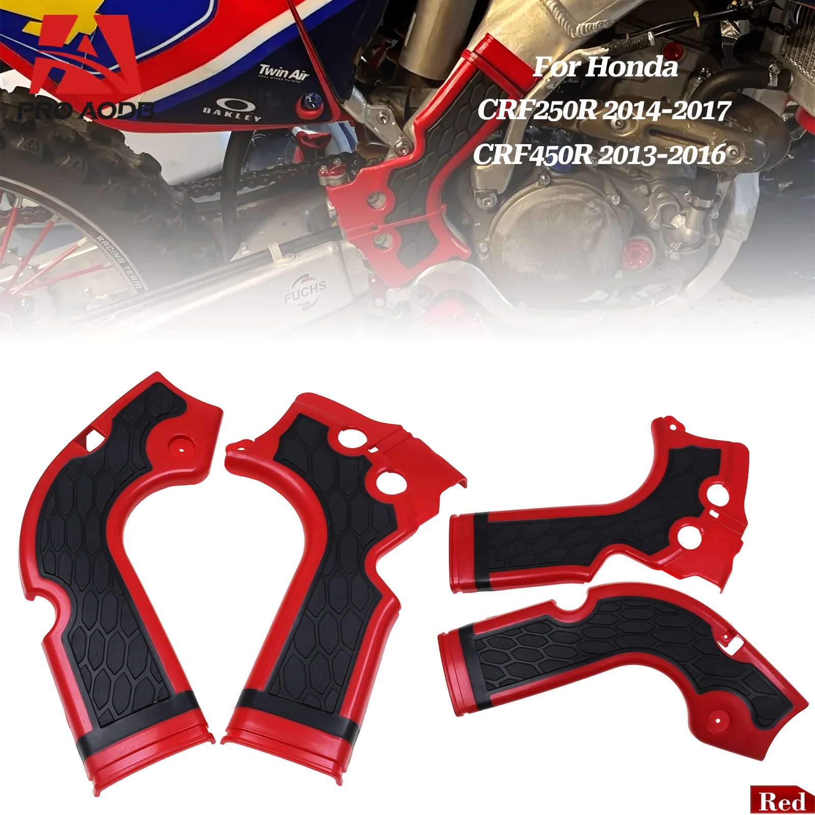 For Honda High Quality Moto Accessories plastic Frame Protector Guard Cover CRF250R 2014-2017 CRF450R 2013-2016 CRF 250R 450R
For Honda High Quality Moto Accessories plastic Frame Protector Guard Cover CRF250R 2014-2017 CRF450R 2013-2016 CRF 250R 450R