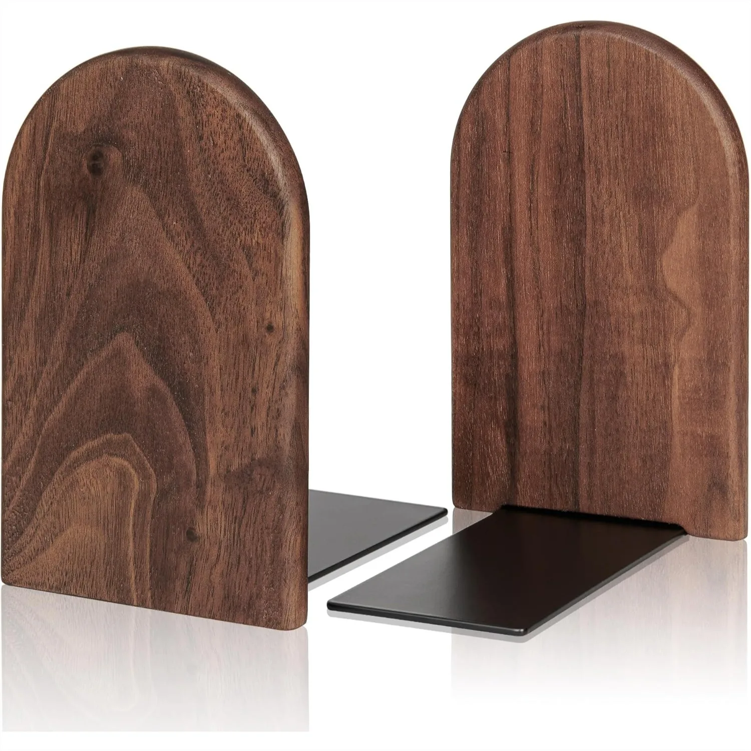 Wood Bookends for Heavy Books, Non-Slip L-Shaped Book End for Shelves, 1 Pair
Wood Bookends for Heavy Books, Non-Slip L-Shaped Book End for Shelves, 1 Pair