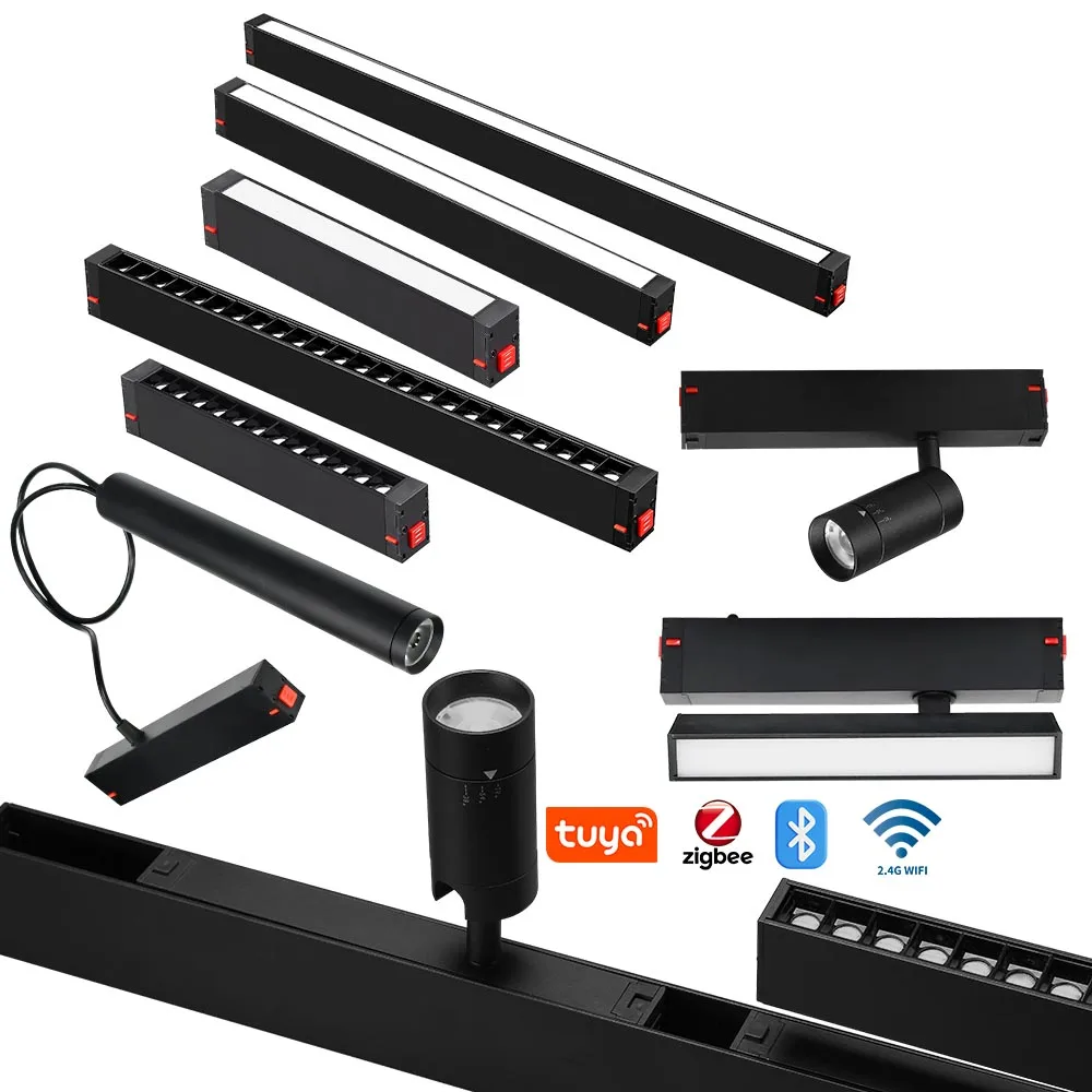 Modern Surface Recessed Hanging Ceiling Dimmable Smart Magnetic Cob Linear Rail Lighting System Commercial Led Track Flood Light
Modern Surface Recessed Hanging Ceiling Dimmable Smart Magnetic Cob Linear Rail Lighting System Commercial Led Track Flood Light