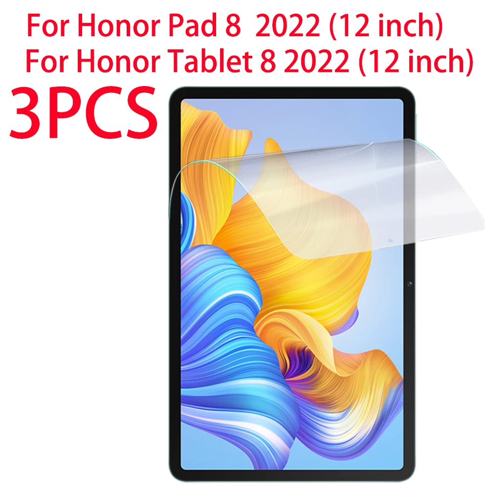 3 PCS PET Soft Film Screen Protector For Huawei Honor Pad 8 2022 12 inch HEY-W09 For Honor Tablet 8 12 Inch Protective Film
3 PCS PET Soft Film Screen Protector For Huawei Honor Pad 8 2022 12 inch HEY-W09 For Honor Tablet 8 12 Inch Protective Film