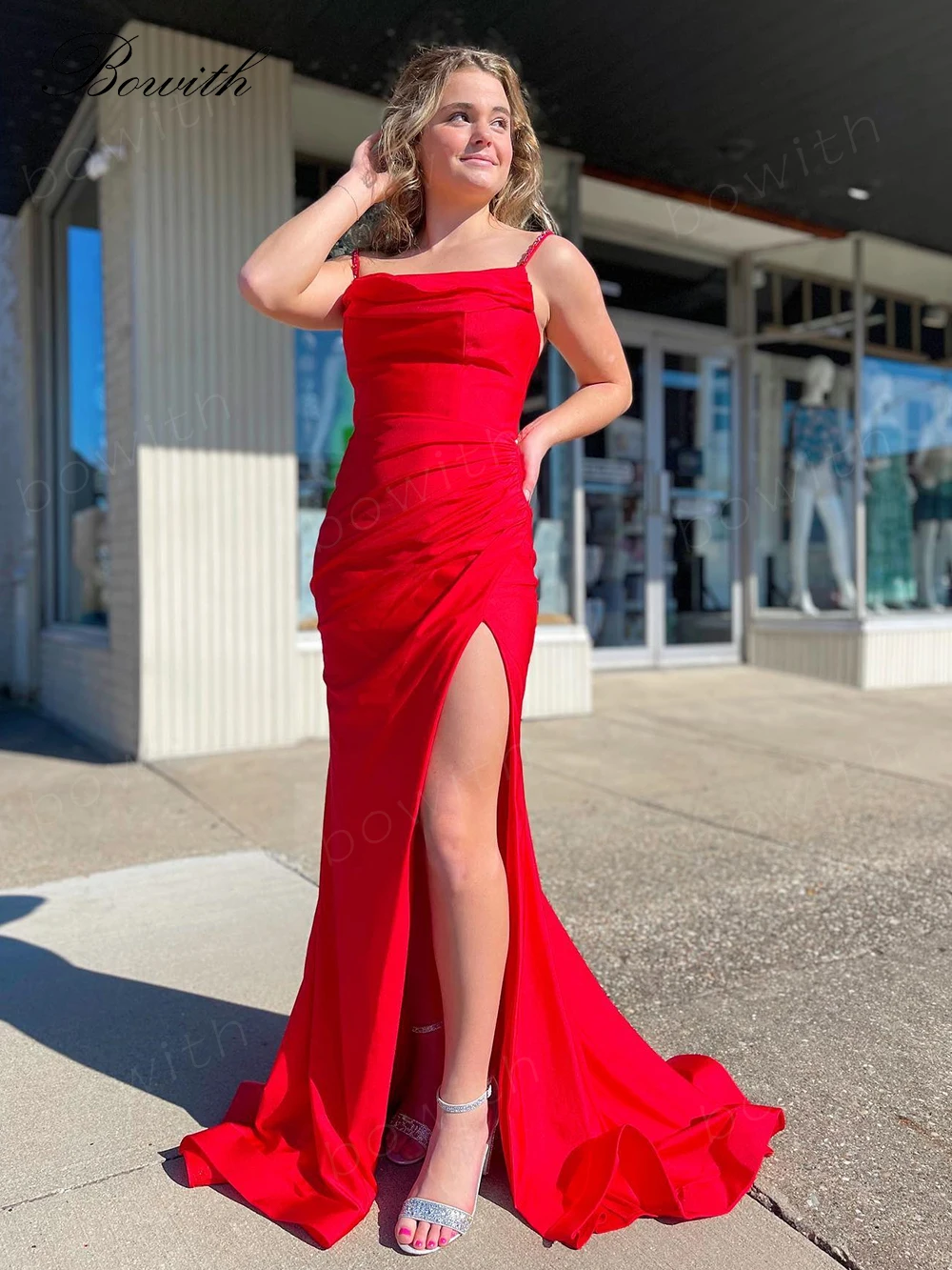 Bowith Beads Straps Prom Dresses for Party Mermaid Evening Party Dresses for Women Formal Occasion Dresses Elegant Prom Gown
Bowith Beads Straps Prom Dresses for Party Mermaid Evening Party Dresses for Women Formal Occasion Dresses Elegant Prom Gown