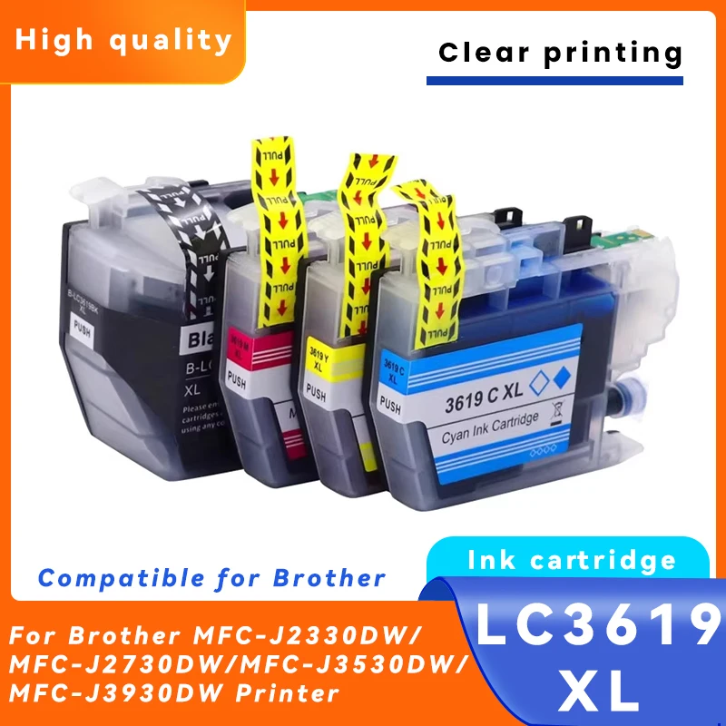 Совместим с цветным картриджем Brother LC3619XL MFC-J3530DW MFCJ-3930DW MFC-J2330DW MFC-J2730DW - LC3619 LC3617 3619 3617 XL
Совместим с цветным картриджем Brother LC3619XL MFC-J3530DW MFCJ-3930DW MFC-J2330DW MFC-J2730DW - LC3619 LC3617 3619 3617 XL