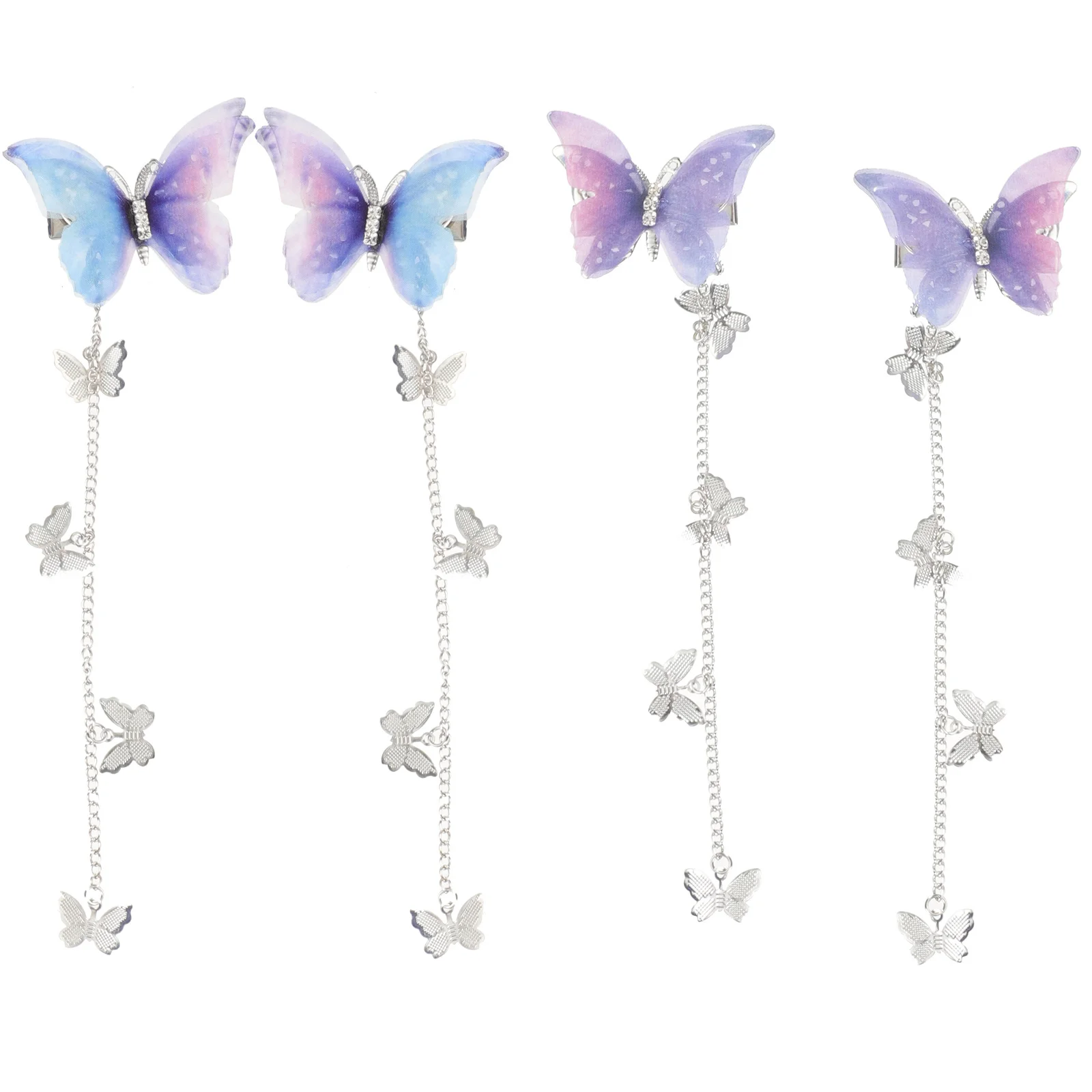 4Pcs Long Tassel Butterfly Hairpins Cute Metal Clips for Women Girls Wedding Hairstyles Decor Hair Clips Cute Hair Pin
4Pcs Long Tassel Butterfly Hairpins Cute Metal Clips for Women Girls Wedding Hairstyles Decor Hair Clips Cute Hair Pin
