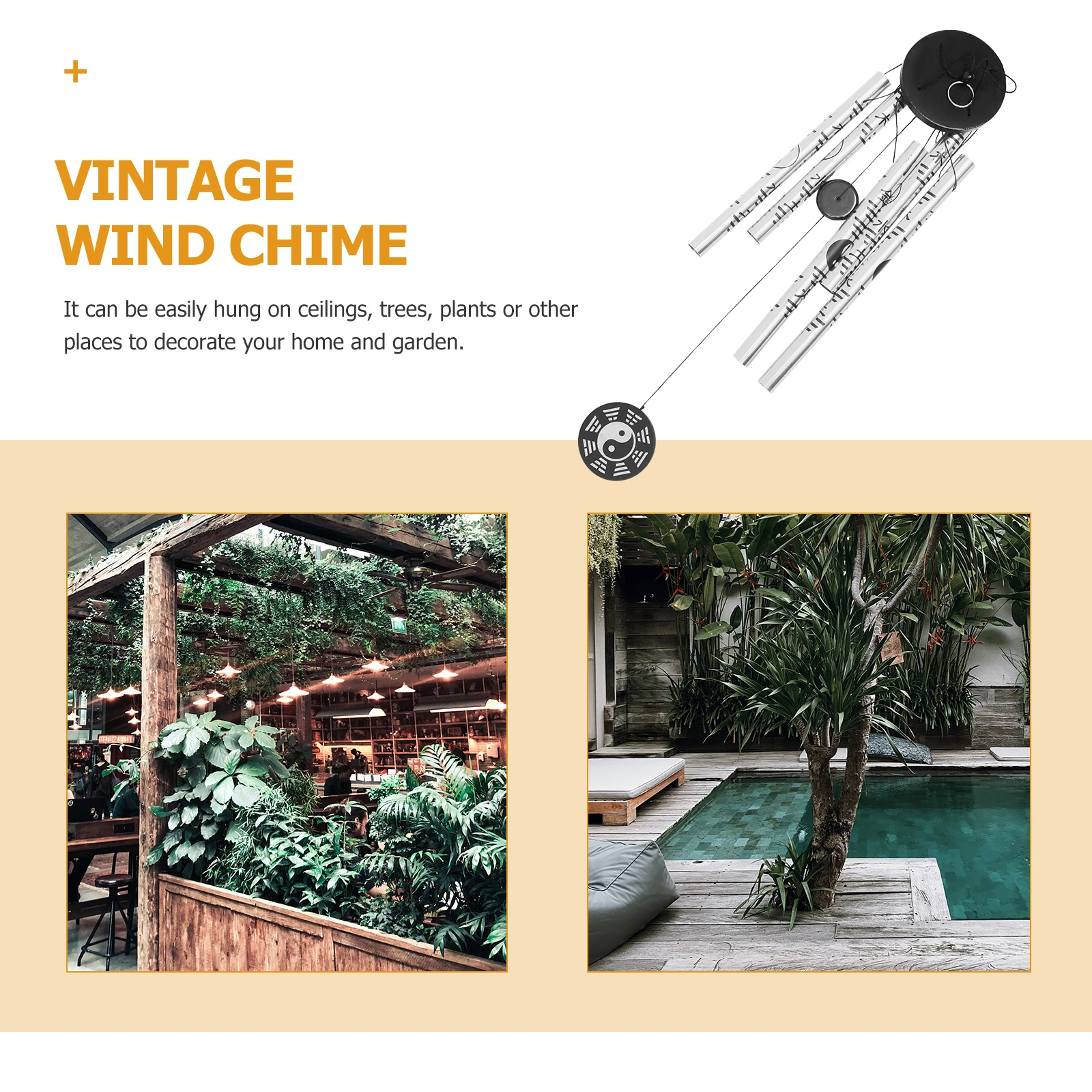 Aluminum Alloy Metal Wind Chime Pendant Decoration Hanging Wind Bell Crisp Sound Chinese Style Decorative Chimes
Aluminum Alloy Metal Wind Chime Pendant Decoration Hanging Wind Bell Crisp Sound Chinese Style Decorative Chimes