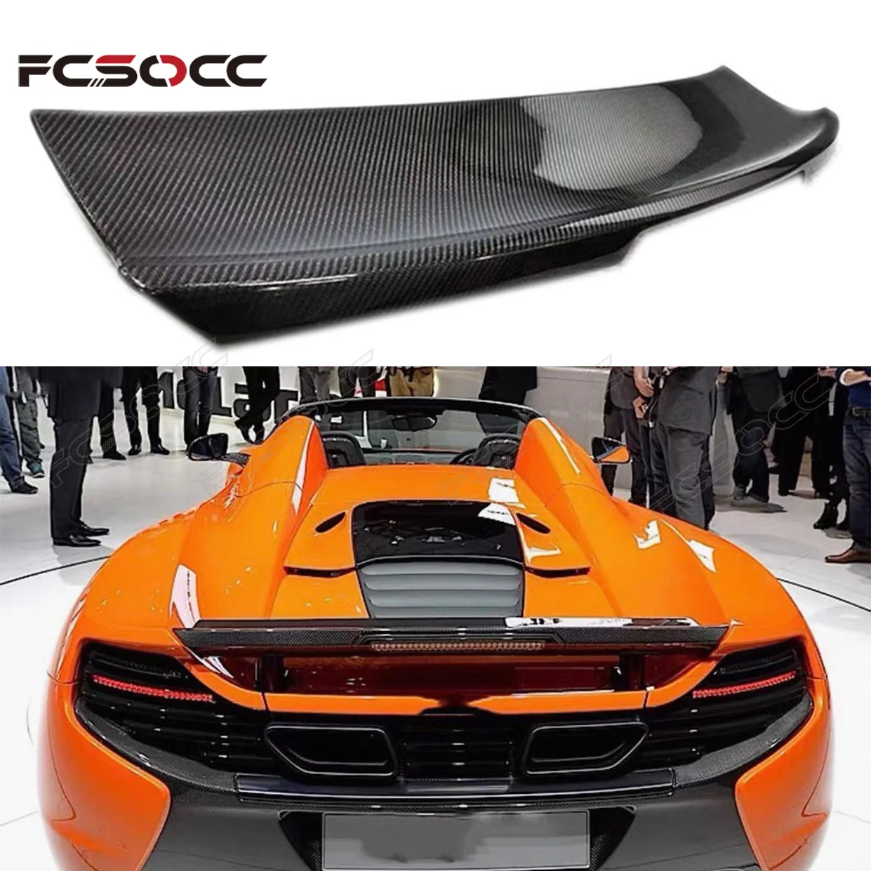 For Upgrade on 650S Carbon Fiber Car Rear Trunk Spoiler Wing Mclaren 650S 2014-2017
For Upgrade on 650S Carbon Fiber Car Rear Trunk Spoiler Wing Mclaren 650S 2014-2017