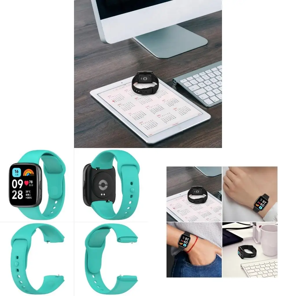 Watch Bands For Redmi Watch3 Lite Active Silicone Sports Watch Wristband
Watch Bands For Redmi Watch3 Lite Active Silicone Sports Watch Wristband