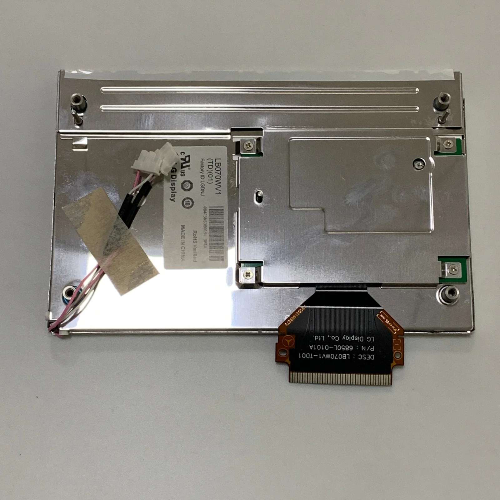 Original 7 Inch 800*480 TN LCD Display LB070WV1(TD)(17) Car Screen Panel LB070WV1-TD17 For Mercedes 204 GLK300 CLK(09) C204
Original 7 Inch 800*480 TN LCD Display LB070WV1(TD)(17) Car Screen Panel LB070WV1-TD17 For Mercedes 204 GLK300 CLK(09) C204